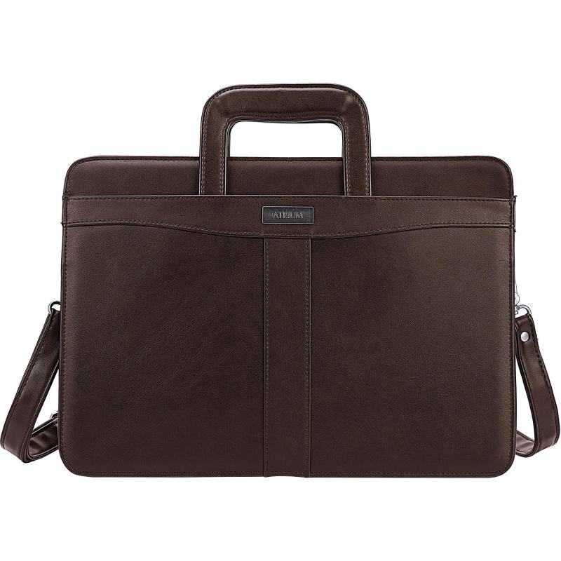 Atrium Classic Briefcase, Brown