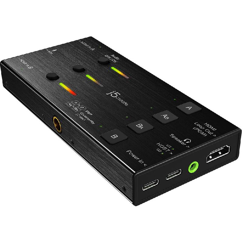 j5 Create j5 Create A V Capture Device Uncompressed 4K@30 Capture + 4K@60 Loop Out