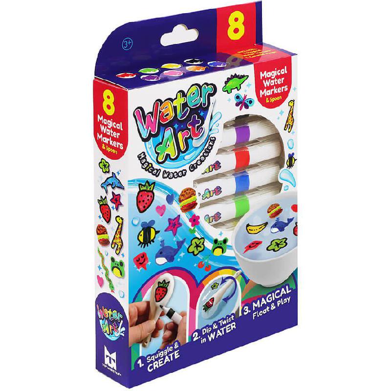 Water Art Magical Water Creations 8 Magical Markers & Spoon Hydro Dip