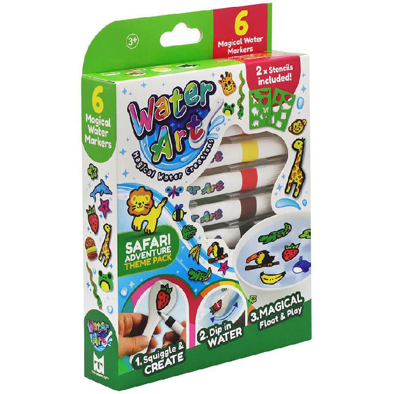 Water Art Magical Water Creations Themed: 6 Magical Markers