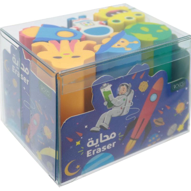 Roco Rubber Eraser, Assorted, Assorted Color