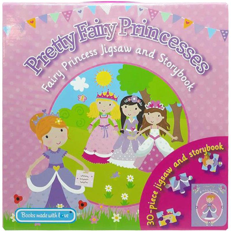Pretty Fairy Princesses - Fairy Princess Jigsaw and Storybook | Children Books | Children Puzzle Books (3 - 5) | Children - Preschool (1-5) | English Books | New Arrivals | Global Shipping