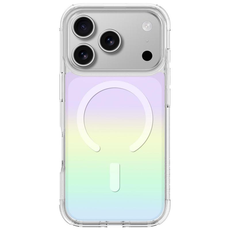 Amazing Thing MINIMAL MAG Back Cover Mobile Case with MagSafe, for iPhone 17 Pro Max, Rainbow 2
