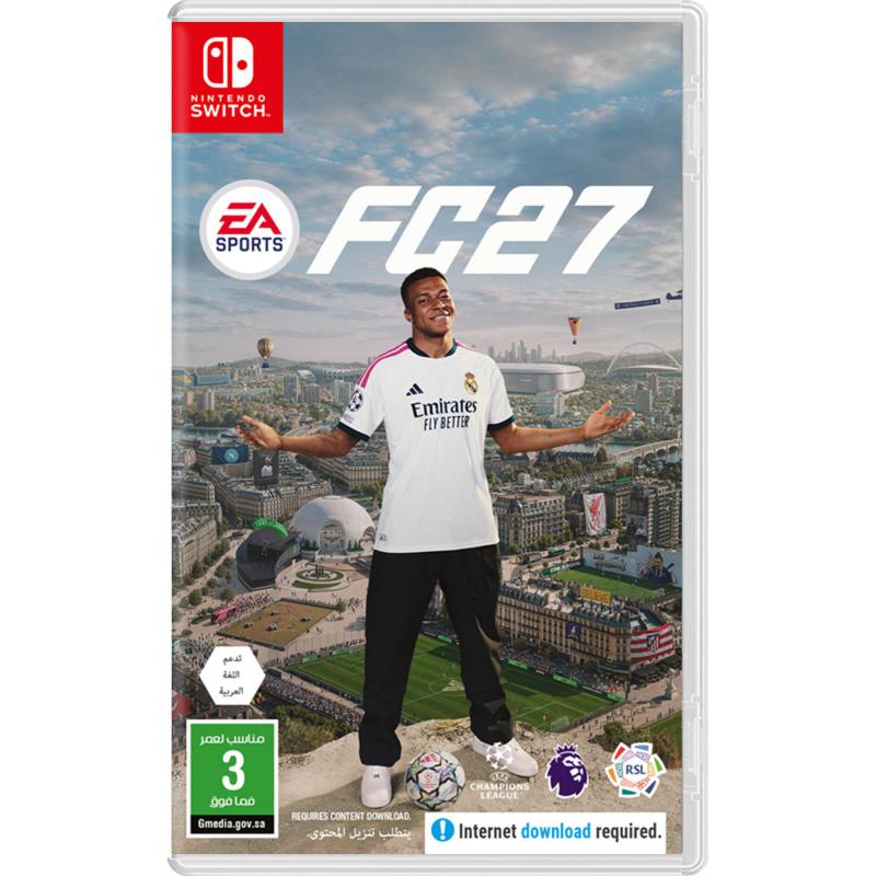 Electronic Arts إلكترونيك آرتس إي أي سبورتس إف سي 27 النسخة القياسية لعبة كارت نينتندو سويتش وسويتش لايت