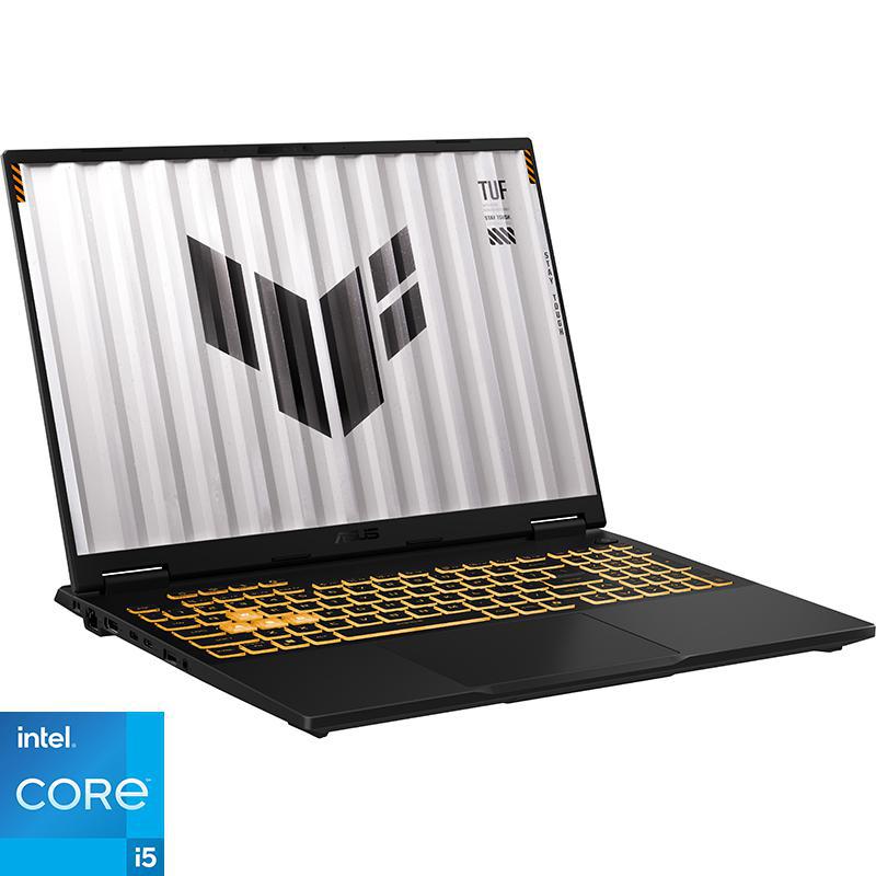 Asus TUF Gaming Laptop, 16", Intel Core i5, 16 GB RAM, 512 GB, Windows 11 Home, NVIDIA GeForce 8 GB