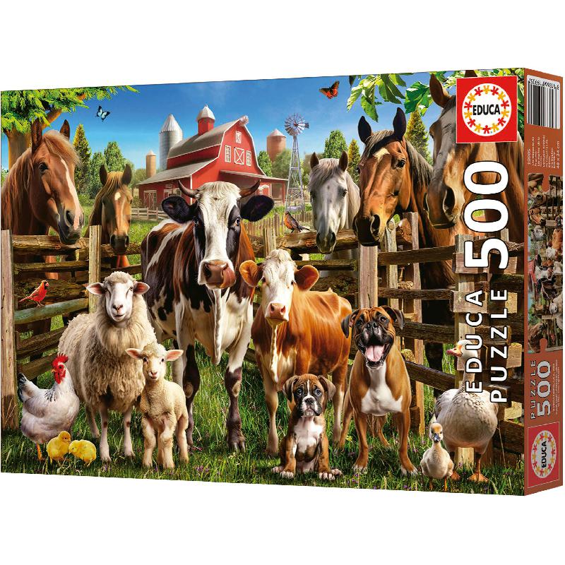 Educa 500 Farmyard Buddies Picture Puzzle