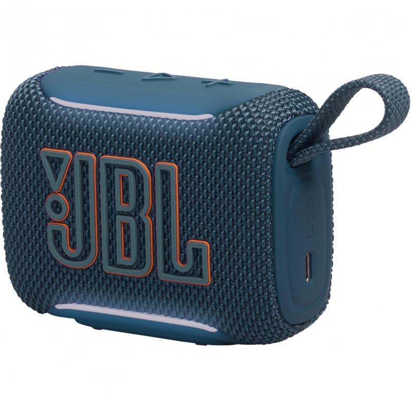 JBL GO 5 Portable Speaker, Bluetooth, up to 10 Hours Playtime, Blue