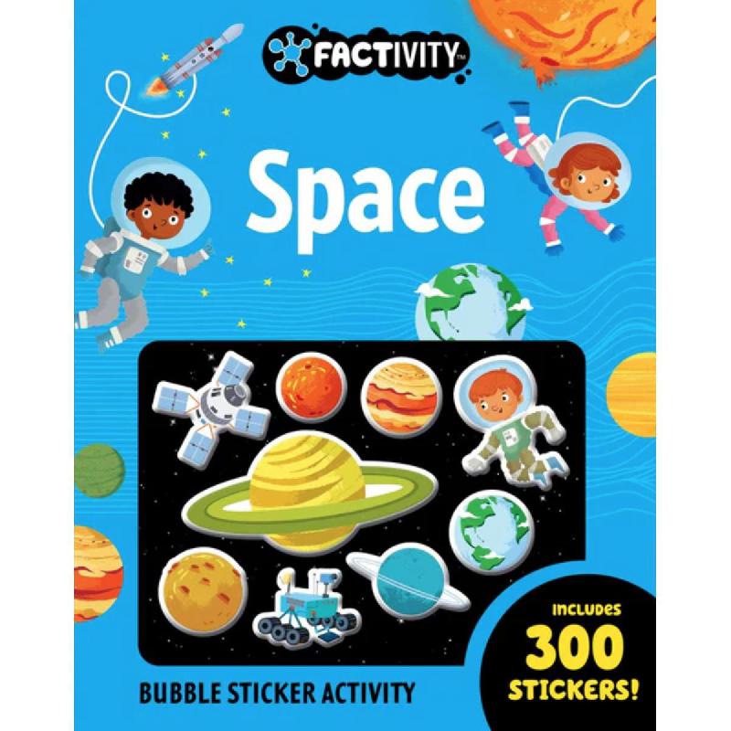 Factivity: Space - Bubble Sticker Activity Includes 300 Stickers! | Children Books | Children - Reference/Ency | English Books | Children Sticker Books (5 - 8) | Children - Younger (6-9) | New Arrivals | Global Shipping