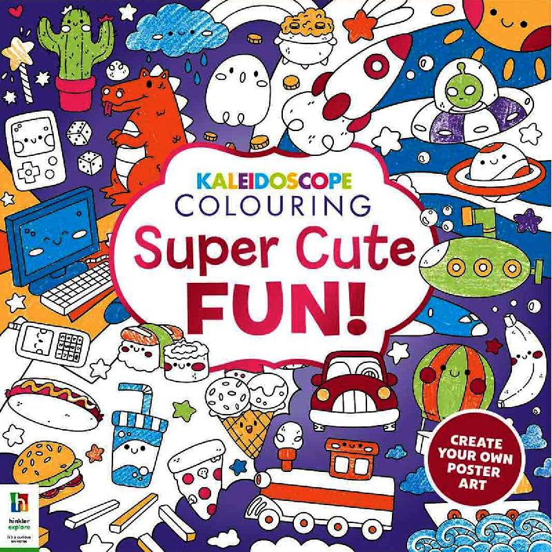 Super Cute Fun! | الأطفال | كتب تلوين للاطفال (5 - 8) | 9-6 كتب للناشئة سن | الكتب الانجليزية | وصل حديثاً