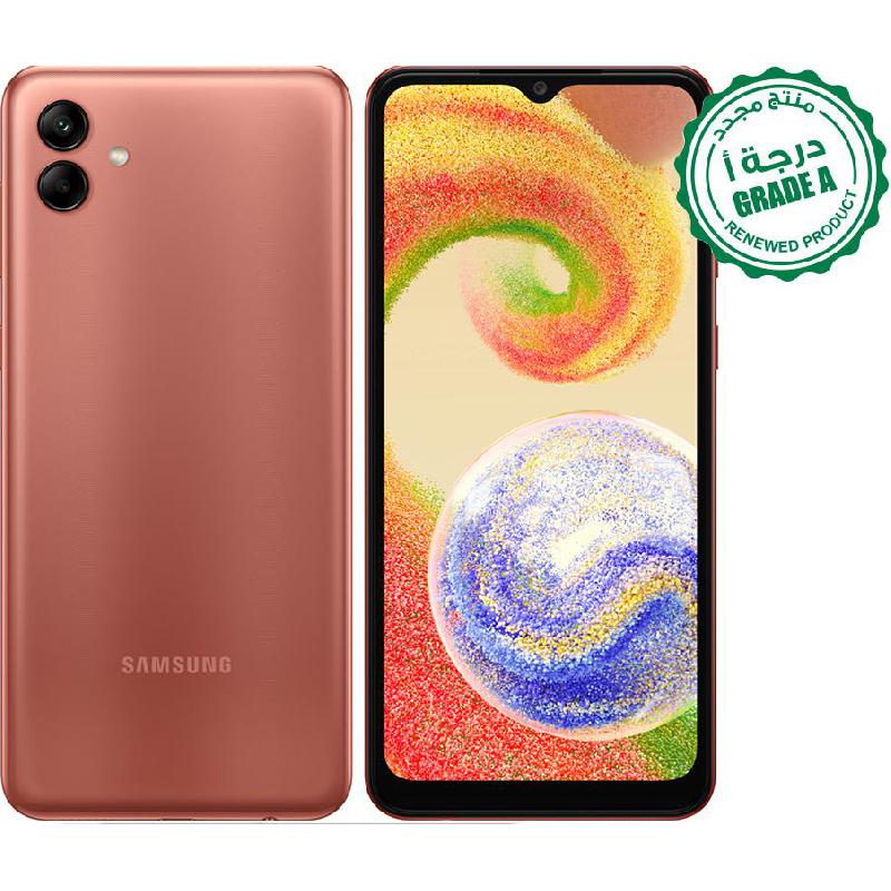 Samsung Galaxy A04 Copper Renewed Grade A. Jarir Bookstore Qatar
