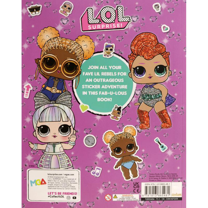 L.O.L. Suprise! 2001 Sticker Fun Book | Children Books | Children - Activity & Coloring | English Books | Children - Reference/Ency | Global Shipping | Children - Younger (6-9) | Children Sticker Books (5 - 8) | Children Look & Find (5 - 8)