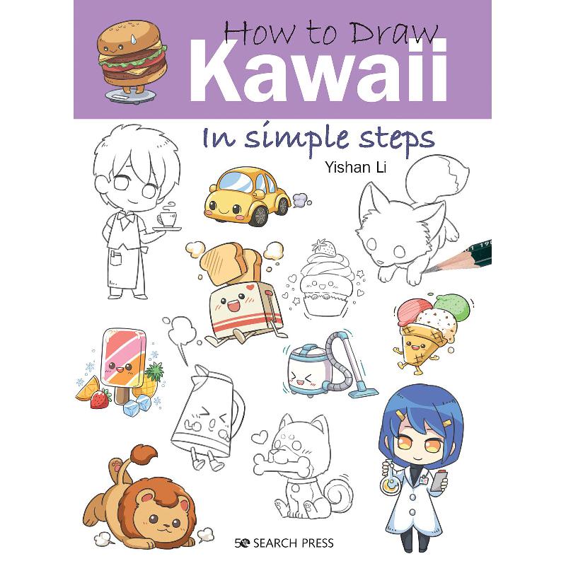 How to Draw: Kawaii - in Simple Steps | New Arrivals | Crafts & Hobbies | Painting | English Books | Global Shipping