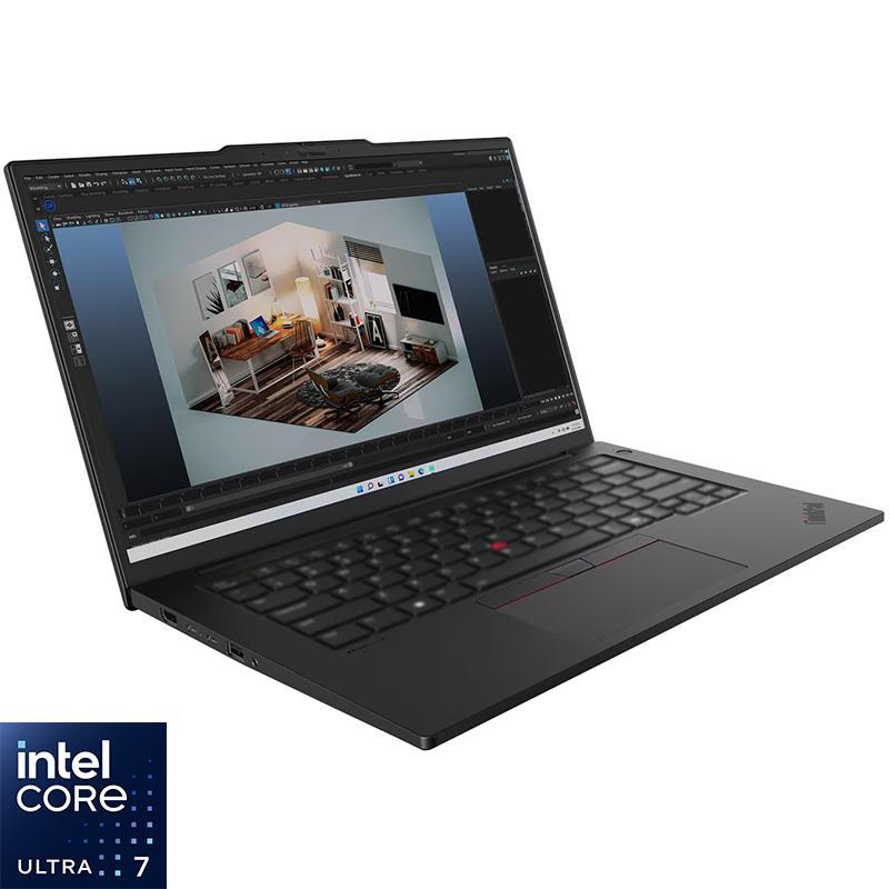 Lenovo ThinkPad P14 Laptop, AI, 14.5", Intel Core Ultra 7, 32 GB RAM, 1 TB, Windows 11 Pro, AMD Radeon Graphics