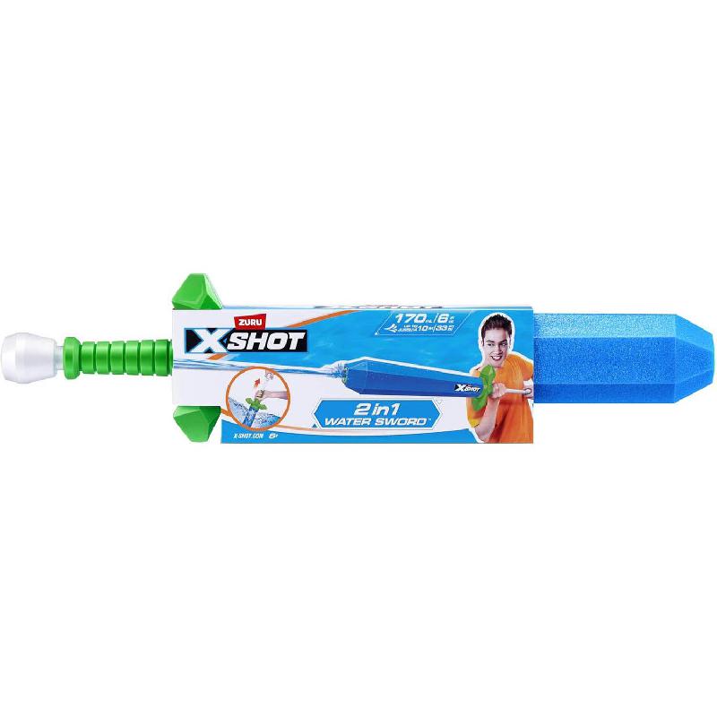 Zuru X-SHOT Water Sword (2-in-1) Play Weapons | Toys | Toys & Kids Learning | Indoor & Outdoor Play | New Arrivals