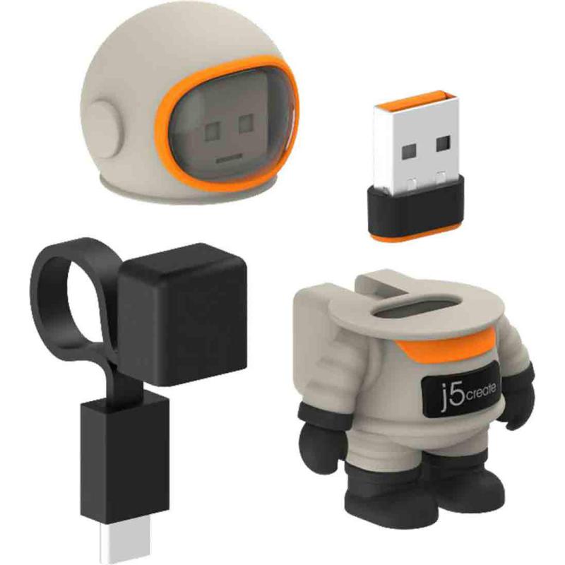 j5 Create j5 Create Aero Drop Usb Hub Support File Transfer, Supports Dupliccate/Extend Modes