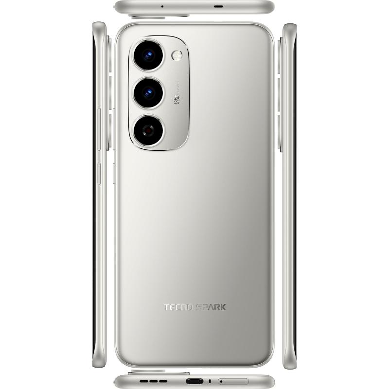 Tecno SPARK 40 Pro+, 256 GB, 8 GB RAM, Moon Titanium, 4G LTE, MediaTek Helio G200 2