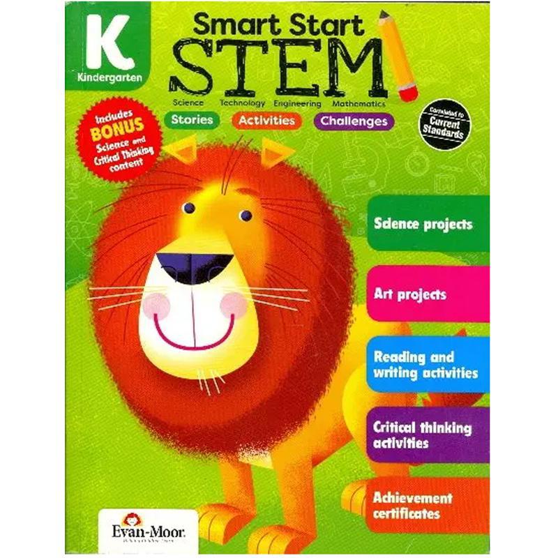 Smart Start Stem | الأطفال | الكتب الانجليزية | 5-1 كتب ماقبل المدرسة سن | الشحن الدولي | كتب تعليمية للاطفال (3 - 5)