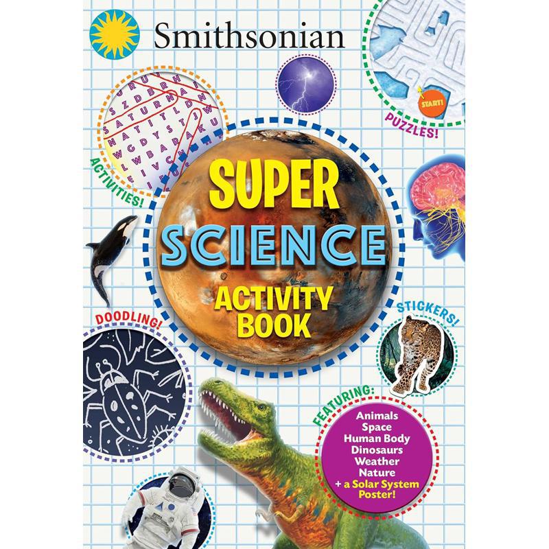 Super Science Activity Book (Smithsonian) | Children Books | Children - Reference/Ency | English Books | Global Shipping | Children Encyclopedia (8+)