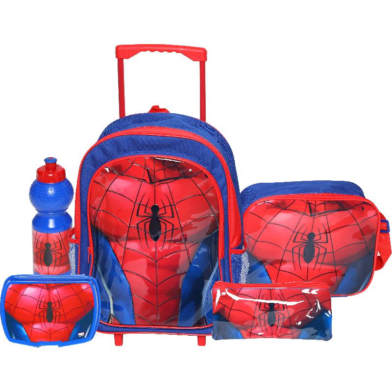 Marvel Spider-Man 5-in-1 Value Set Trolley Bag with Accessory