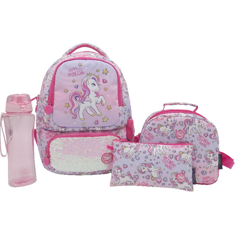 Atrium Unicorn Classic 4-in-1 Value Set Backpack with Accessory