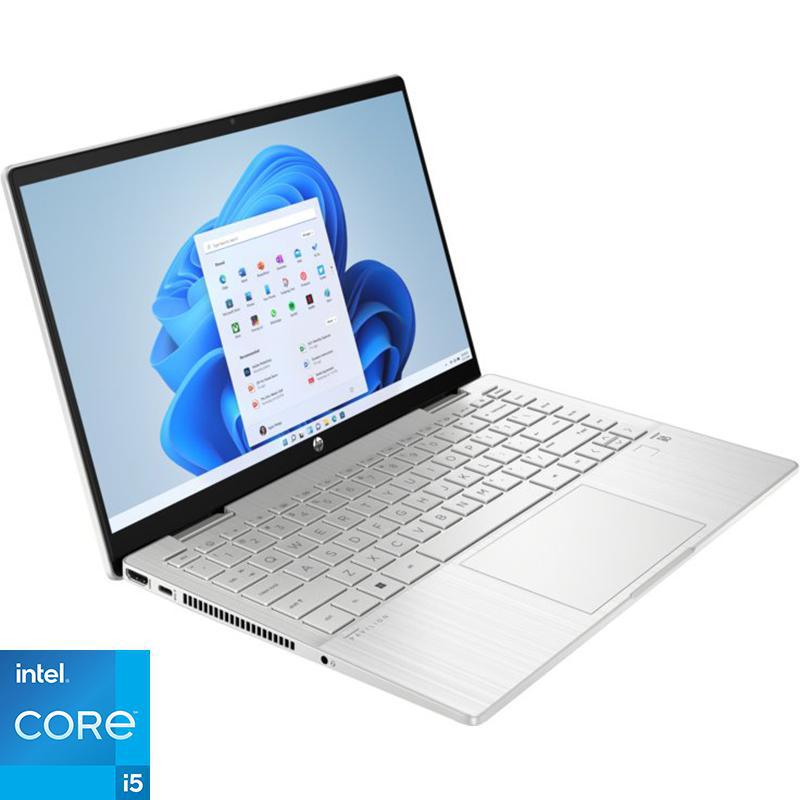 HP Pavilion x360 2-in-1 Laptop - Convertible, 14", Intel Core i5, 8 GB RAM, 512 GB PCIe NVMe M.2 SSD, Windows 11 Home, Intel Iris Xe Graphics, Foldable