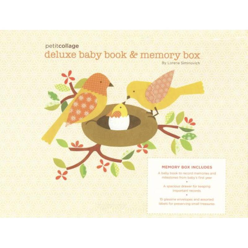 Deluxe Baby Book & Memory Box | الكتب الانجليزية | العناية بالطفل | الهوايات والأشغال اليدوية | الهوايات والأشغال | الشحن الدولي