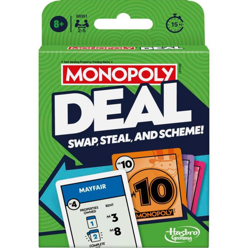 Hasbro Gaming Monopoly Deck Card Game | Puzzles & Skill Games | Toys & Kids Learning | Card Games | New Arrivals