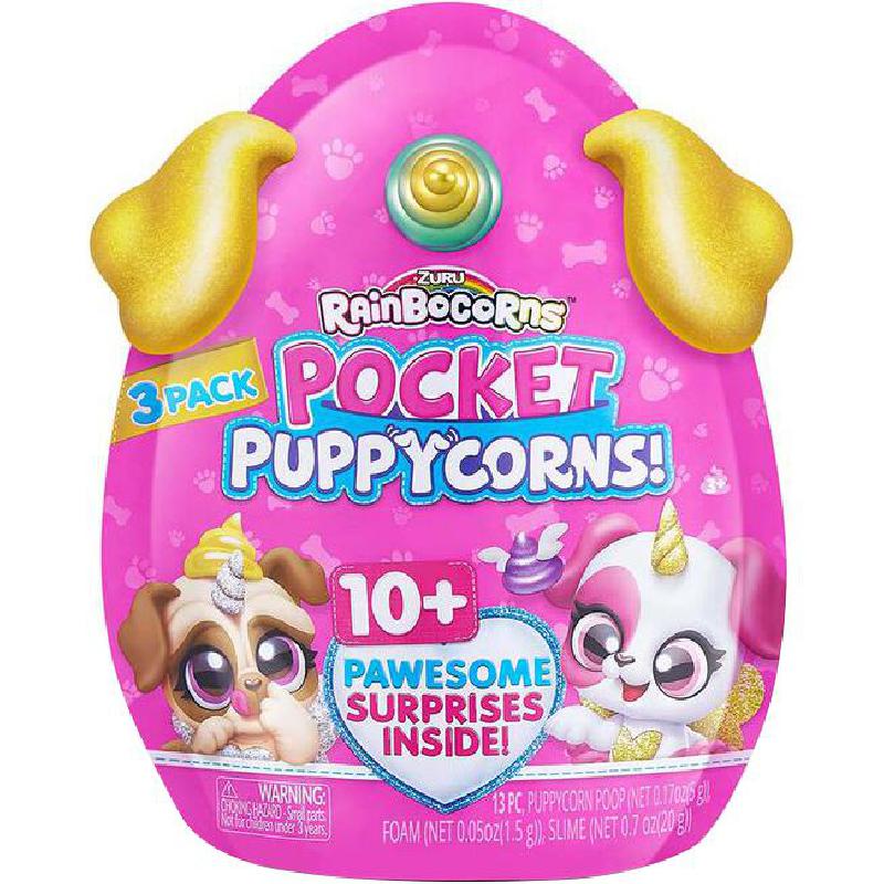 Zuru Rainbocorns Pocket Puppycorns!: 10+ Pawesome Surprises Inside! - Bobble Head Large in PDQ Toy Collectible | Toys | Toy Collectible | Toys & Kids Learning | New Arrivals