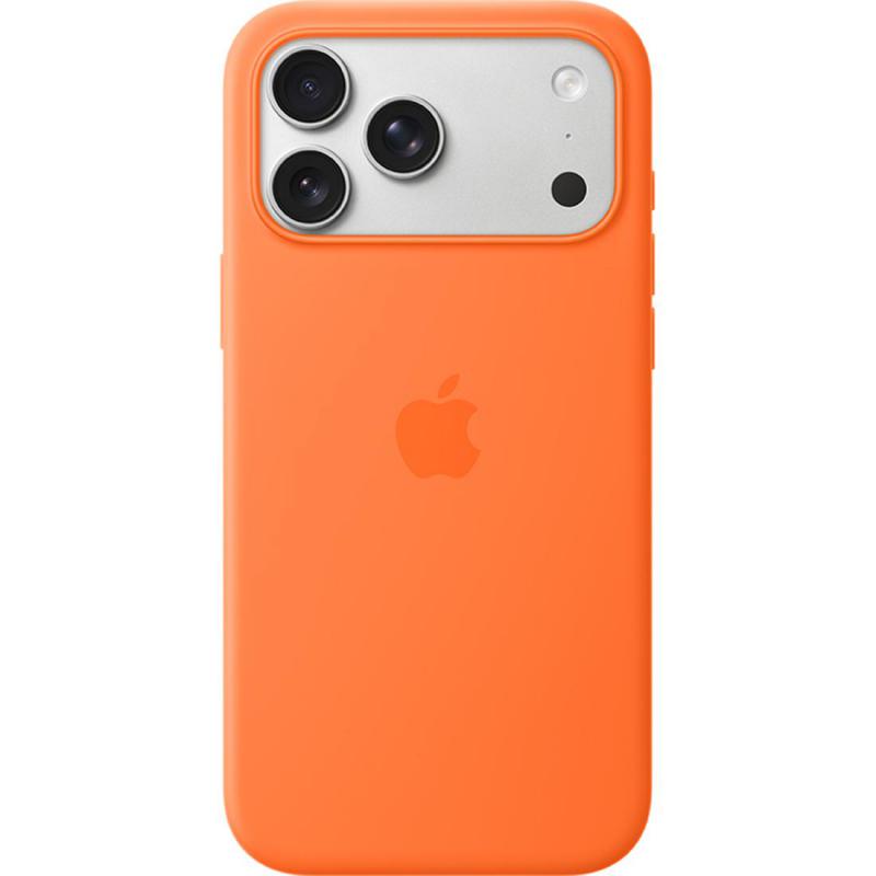 Apple Apple Silicone Back Cover Mobile Case With Magsafe For iPhone 17 Pro Securely Attaches to the Crossbody Strap, with Built-in Magnets