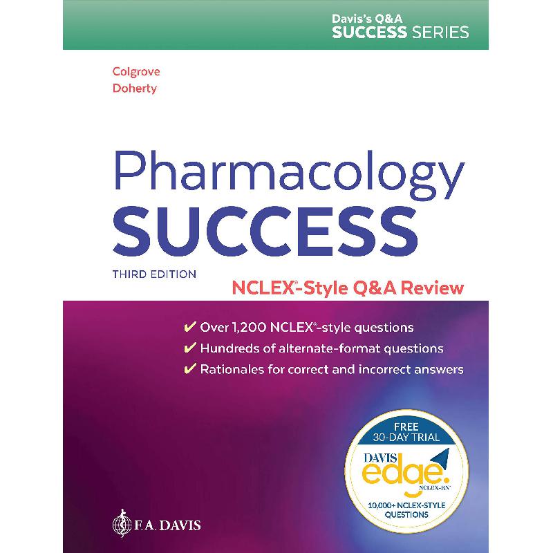 Davidson's Q&A Success: Pharmacology Success | Medical Books | Pharmacology/Therapeutics/Toxi | New Arrivals | English Books | Global Shipping