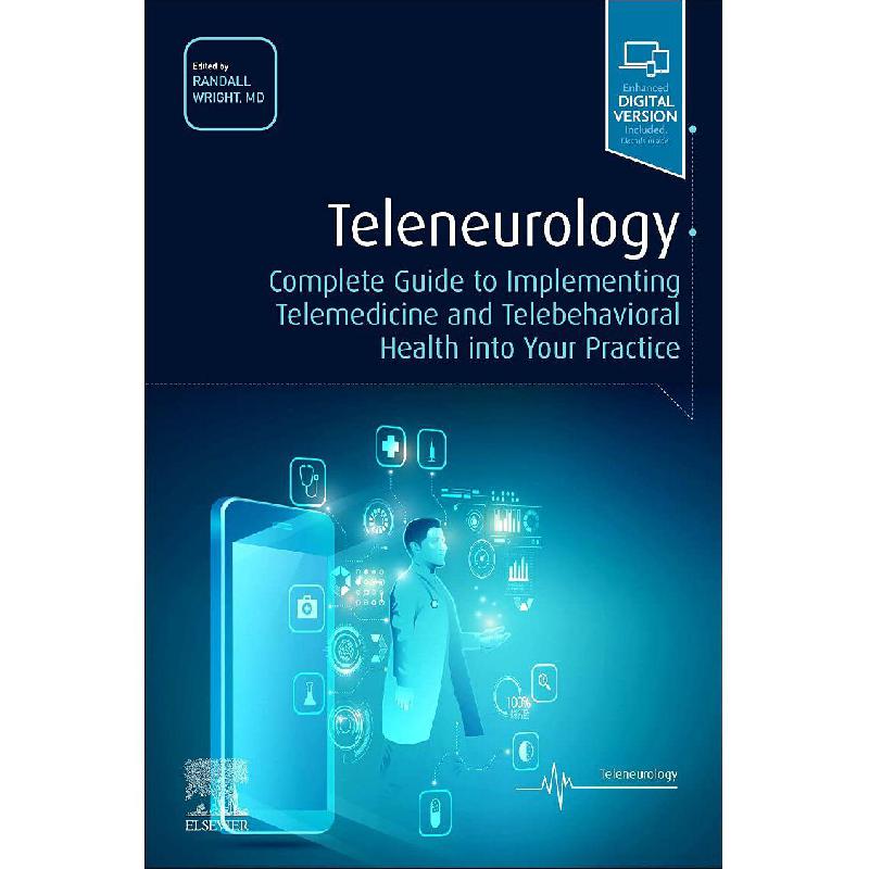 Teleneurology - Complete Guide to Implementing Telemedicine and Telebehavioral Health Into Your Practice | Medical Books | Neurology | English Books | New Arrivals | Global Shipping
