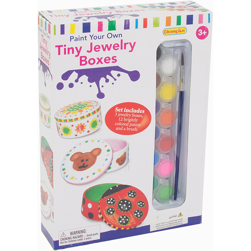 Champion Tiny Jewelry Boxes Arts and Crafts Learning Activity Set