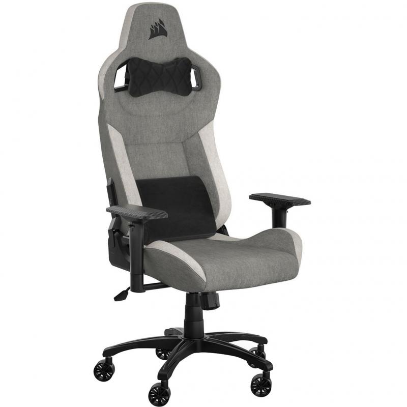 CORSAIR CORSAIR T3 Rush 2023 Gaming Chair 4D Adjustable Armrest, 160 Degrees Reclining Angle, Class 4 Gas Lift