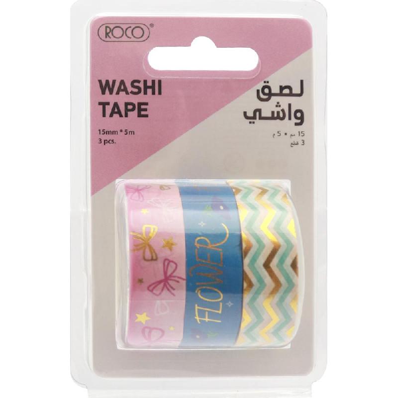 Roco Washi Tape | Decorative Rolls & Covers | School Supplies