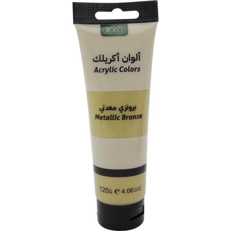 Roco Metallic Acrylic Color, Bronze
