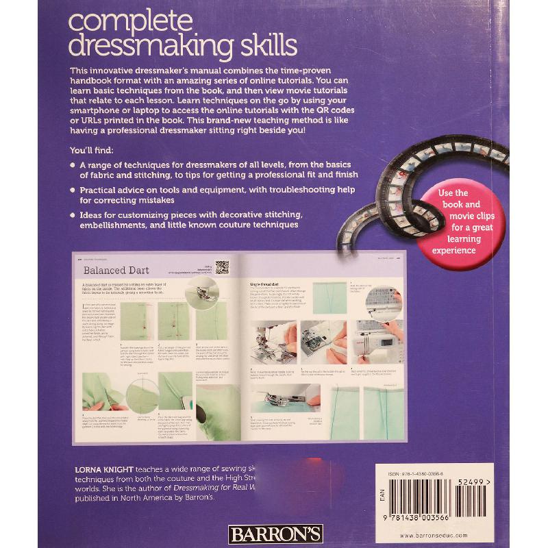 Complete Dressmaking Skills (Online Movie Book Guides) - 15 Exclusive Teaching Clips to View Online | الهوايات والأشغال اليدوية | الخياطة والتفصيل | الكتب الانجليزية | كتب قيمة بسعر مخفض | كتب قيمة بسعر مخفض | الشحن الدولي Complete Dressmaking Skills (Online Movie Book Guides) - 15 Exclusive Teaching Clips to View Online | الهوايات والأشغال اليدوية | الخياطة والتفصيل | الكتب الانجليزية | كتب قيمة بسعر مخفض | كتب قيمة بسعر مخفض | الشحن الدولي