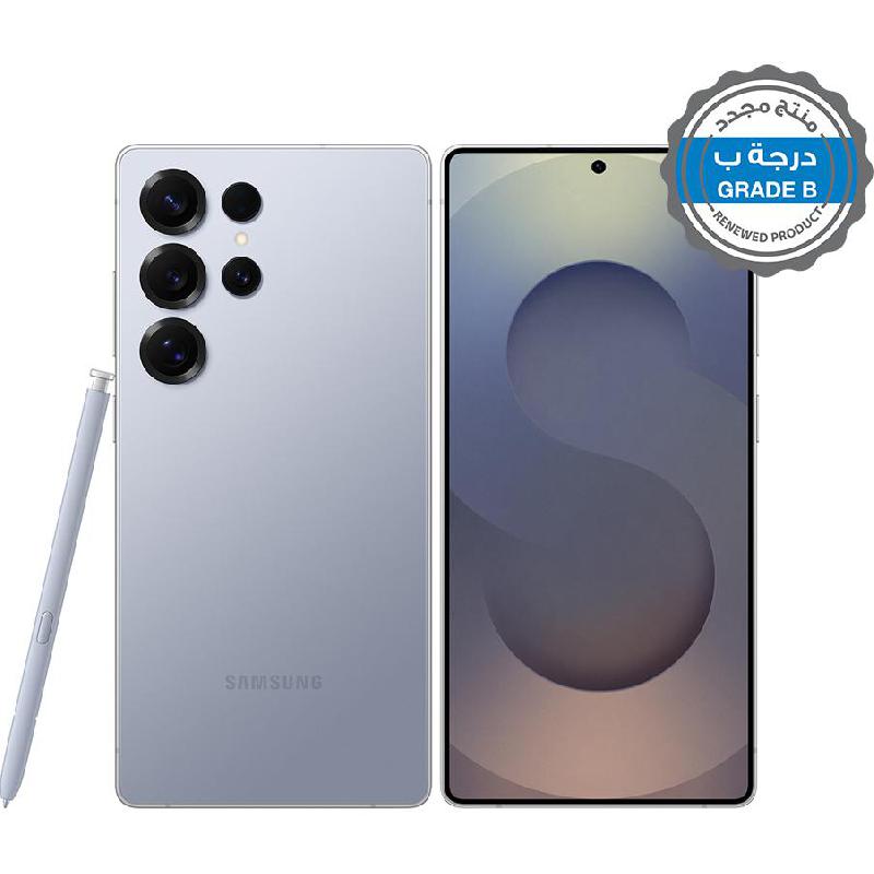 منتج مجدد درجة ب سامسونج جالكسي اس 25 الترا، 256 جيجابايت، أزرق فضي تيتانيوم، 5G — صورة 1