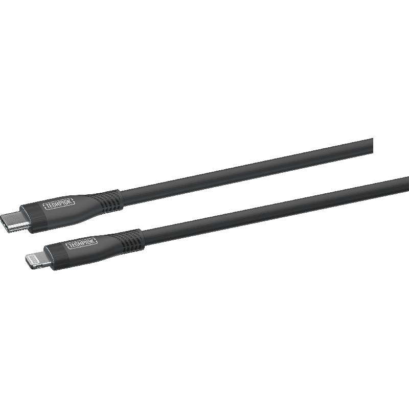 Techpick Techpick Silicone Soft usb-c To Lightning Sync Charge Cable 1 00m Ultra-flexible Silicone Technology