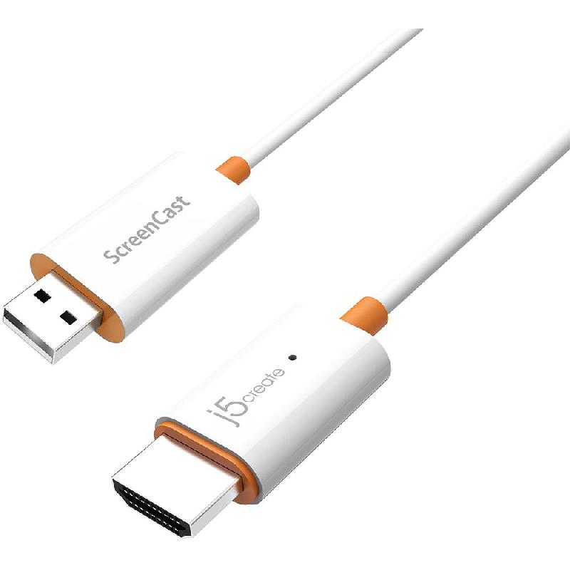 j5 Create j5 Create Screencast Wireless Display Adapter Built-in Dual Band (2.4 GHz and 5 GHz) Ensures a Stable Connection