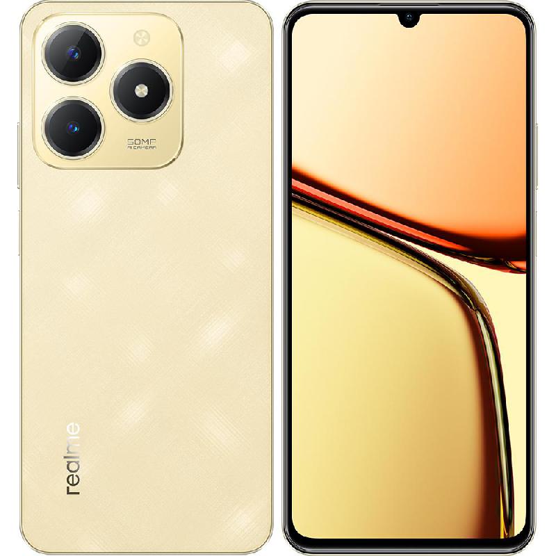 realme C61 6GB/128GB ゴールド グローバル版 Realme C61 Dual SIM, 128GB, 6GB RAM, 4G LTE - Sparkle Gold