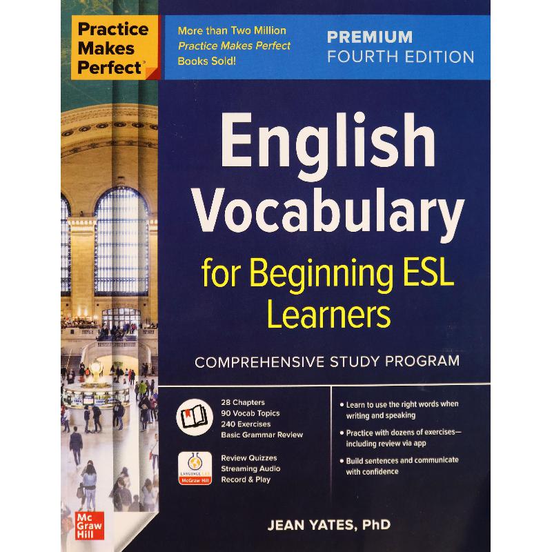 Practice Makes Perfect: English Vocabulary Premium | Education | English Language | English Books | Global Shipping
