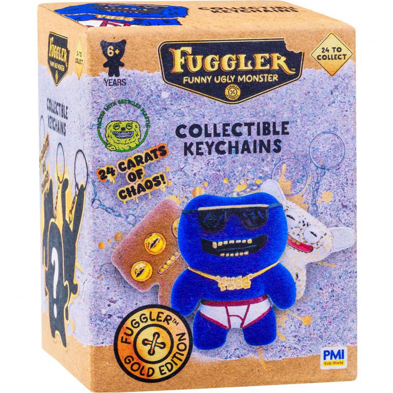 Fuggler Funny Ugly Monster Keychain, Assorted Color