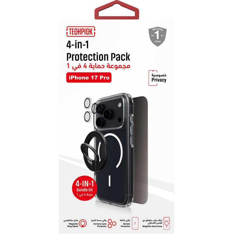 Techpick 4-in-1 Protection Clear Case + Privacy Tempered Glass + Smartphone Case Bundle Smartphone Case Bundle | New Arrivals | Smartphone Accessories | Cases & Covers | Smartphone Accessory Kits Techpick 4-in-1 Protection Clear Case + Privacy Tempered Glass + Smartphone Case Bundle Smartphone Case Bundle | New Arrivals | Smartphone Accessories | Cases & Covers | Smartphone Accessory Kits