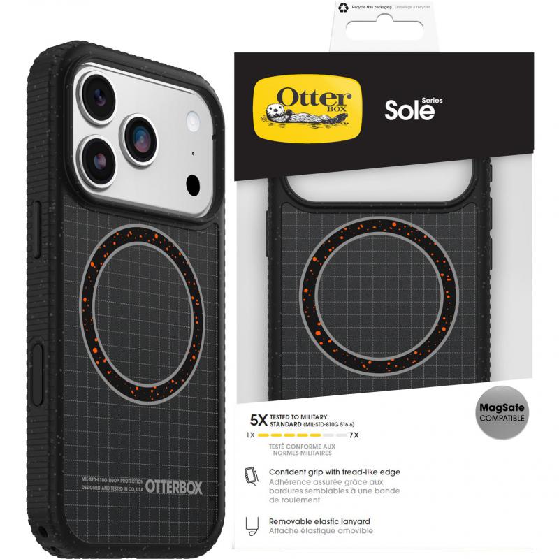 OtterBox Sole Series Back Cover Mobile Case with MagSafe, for iPhone 18 Pro/iPhone 17 Pro, Night Raid