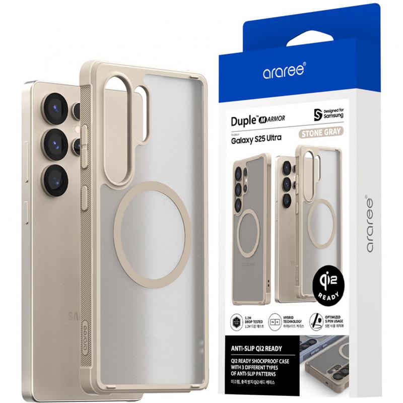 أراري Araree Duple M Armor Back Cover Mobile Case With Magsafe