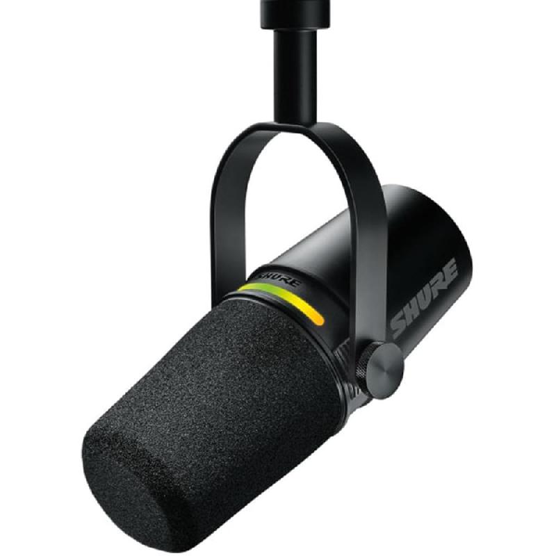 Shure MV7+, USB-C Dynamic Microphone, Black