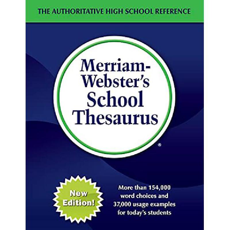 Merriam-Webster's: School Thesaurus | معاجم وقواميس | معاجم وقواميس | الكتب الانجليزية | وصل حديثاً | الشحن الدولي