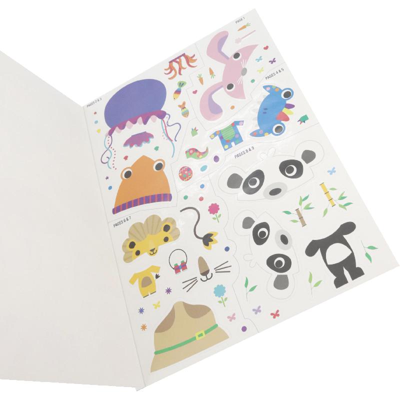 My Favourite: Let's Play Dress-up Animal - Colouring & Activity Book with Over 100 Stickers | Children Books | English Books | Children - Younger (6-9) | Global Shipping | Children Coloring Books (5 - 8)