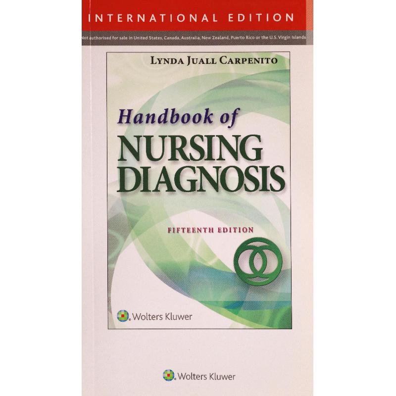Handbook of Nursing Diagnosis - Application to Clinical Practice | Medical Books | Nursing | English Books | Global Shipping