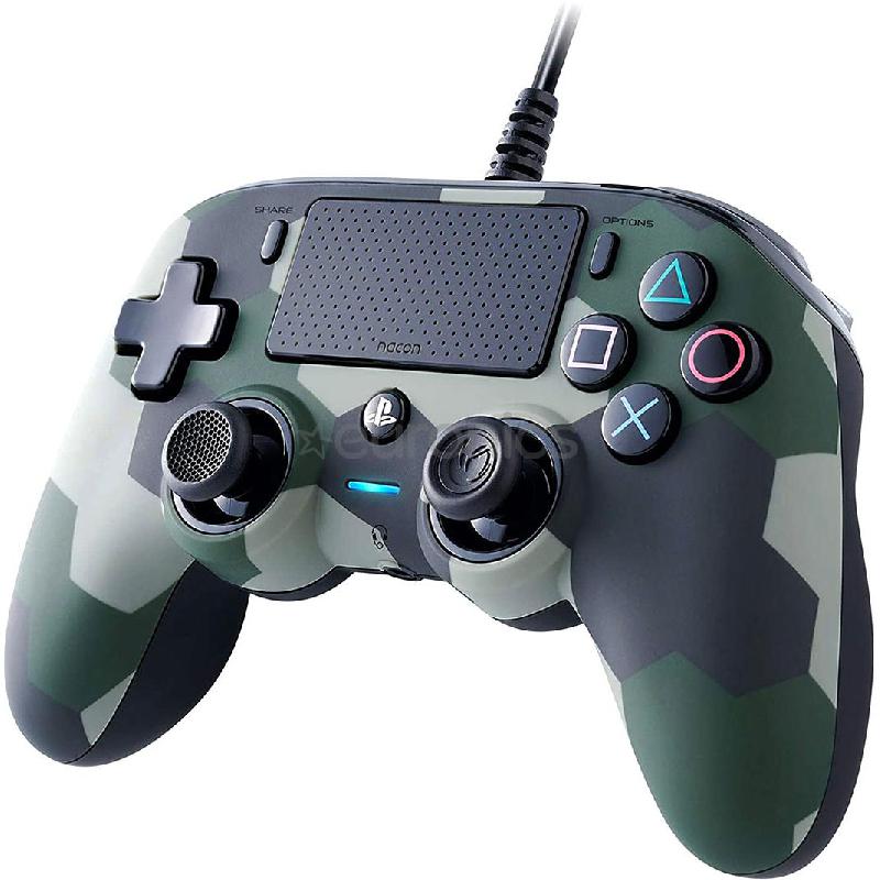 Nacon Nacon Compact Controller Touch Pad, LED Player Status Indicator, Vibration Motors, 3.5 mm Stereo Jack